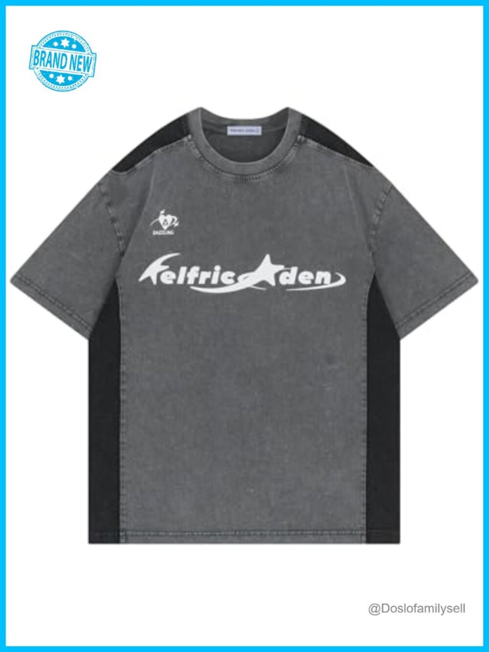 Oversized Graphic Tee Washed Cotton Crewneck Short Sleeve Streetwear Y2K Casual